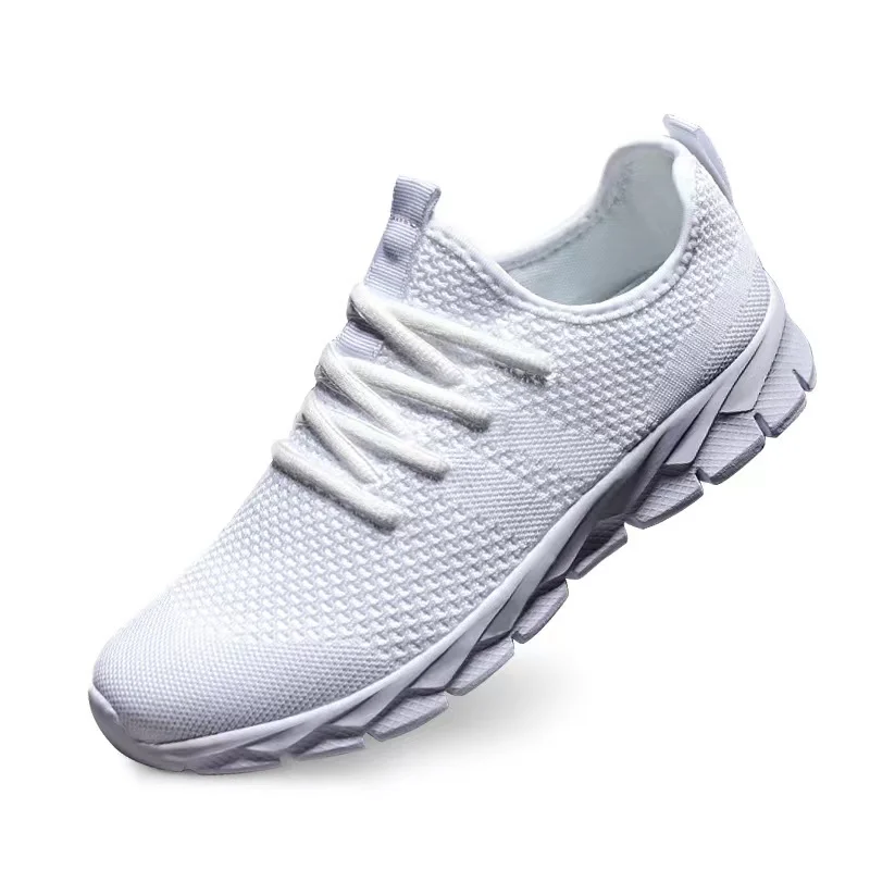 DISCOUNT Men’s flying woven outdoor running shoes, casual, comfortable, lightweight, breathable sports shoes